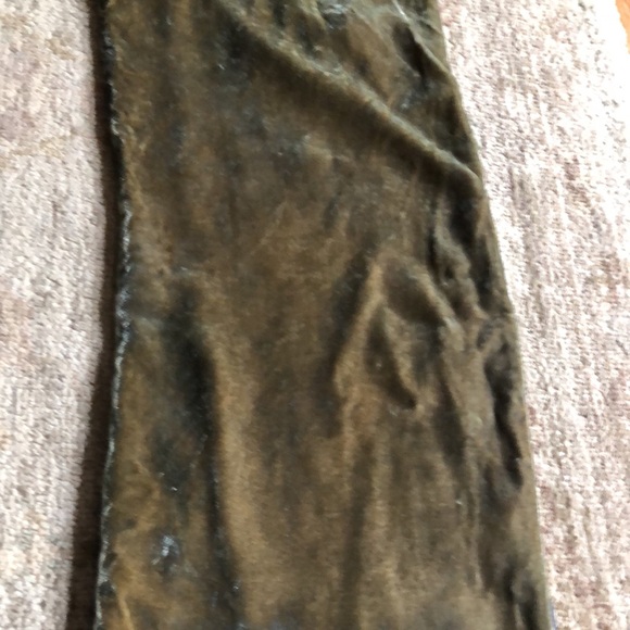 Bohemian Double faced, tailored, Velvet, chiffon Shawl Decorated w/Black Beads - Picture 13 of 16